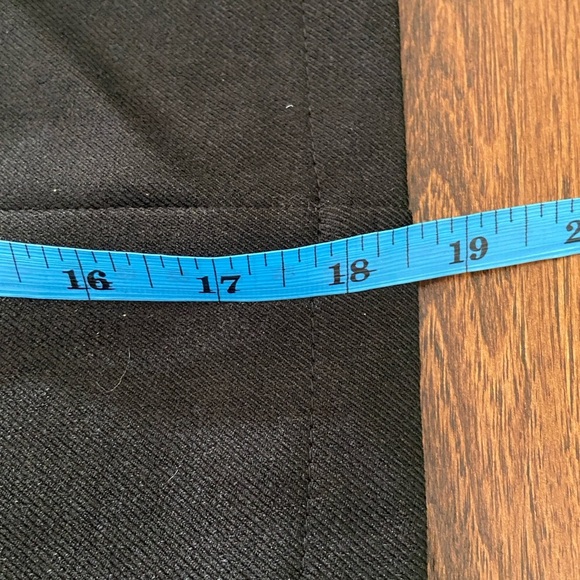 Black puffed sleeve zip up blazer jacket - Picture 8 of 8